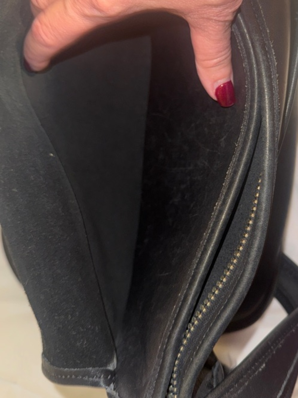 Vintage Coach 9951 /Patricia in Black Leather - Picture 15 of 16